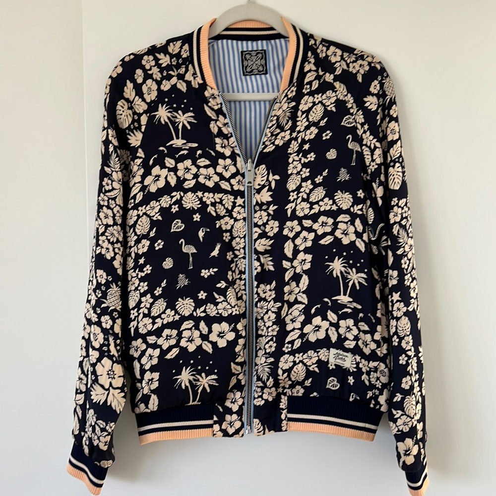 Reversible silky bomber